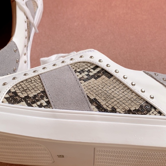 Steve Madden snakeskin sneakers with studs - Picture 4 of 16